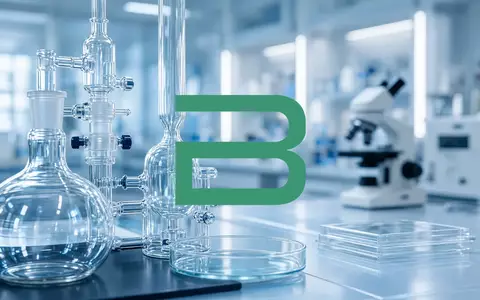 Abstrakte Darstellung eines modernen biotechnologischen Forschungslabors in kühler, professioneller Ästhetik. - Foto: über boerse-global.de