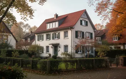 Ein gepflegtes Einfamilienhaus in einem ruhigen Wohnviertel bei Tageslicht, das die Themen Immobilienbesitz und Erbe symbolisiert. - Foto: über boerse-global.de