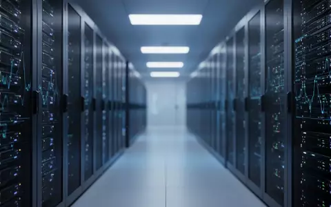 Abstrakte Darstellung eines modernen Rechenzentrums mit kühler Beleuchtung als Symbol für den Tech-Sektor. - Foto: über boerse-global.de