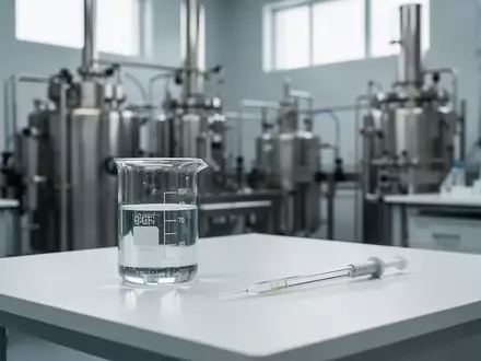 Ein steriler Labortisch mit wissenschaftlichen Geräten in einer klinischen Umgebung. - Foto: über boerse-global.de