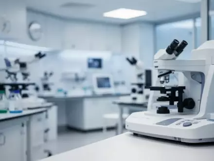 Ein steriles, modernes Laborumfeld mit medizinischen Forschungsgeräten in einer hellen, professionellen Umgebung. - Foto: über boerse-global.de