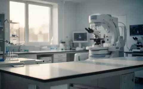 Ein heller, steriler medizinischer Untersuchungsraum mit hochwertiger diagnostischer Ausrüstung in einer Forschungsumgebung. - Foto: über boerse-global.de