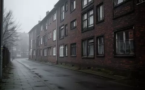 Eine menschenleere Wohnstraße vor einem Mehrfamilienhaus an einem bewölkten Tag. - Foto: über boerse-global.de