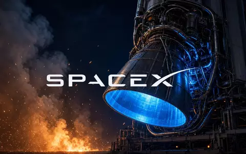 Eine Rakete startet bei Nacht mit leuchtenden Triebwerken und atmosphärischem Licht. - Foto: über boerse-global.de