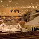 Der Konzertsaal von Architekt Hans Scharoun. - Bild: Carsten Koall/dpa