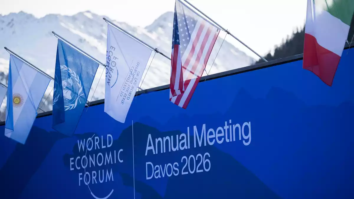 Die Mitarbeiterin arbeitete nicht am Weltwirtchaftsforum in Davos, sondern in der WEF-Zentrale in Cologny (Archivbild)  - Bild: Gian Ehrenzeller/KEYSTONE/dpa