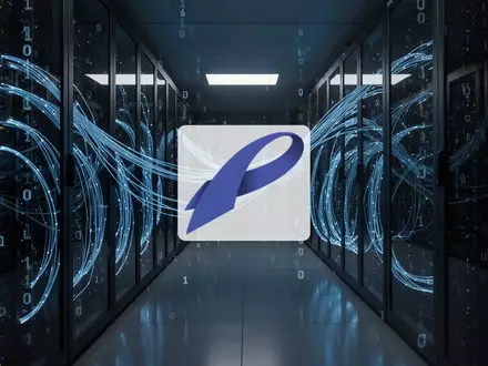 Abstrakte Darstellung von Cybersicherheit und Datenlecks mit leuchtenden Glasfaserkabeln in einem dunklen Serverraum. - Foto: über boerse-global.de