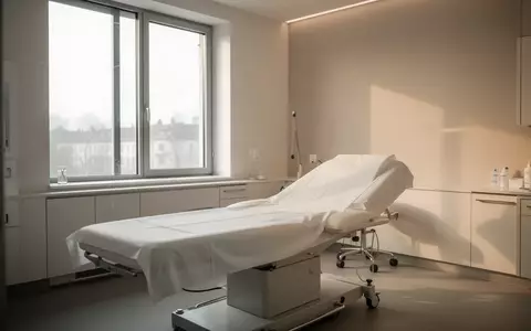 Ein heller, minimalistischer Behandlungsraum in einer modernen medizinischen Einrichtung mit Tageslicht. - Foto: über boerse-global.de
