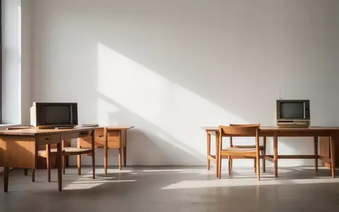 Ein minimalistischer, sonnendurchfluteter Raum, der ein Gefühl von Nostalgie und technologischem Wandel vermittelt. - Foto: über boerse-global.de