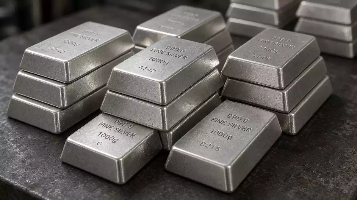 Silver Falls 5.7% as Dollar Strength and Rate Fears Dominate