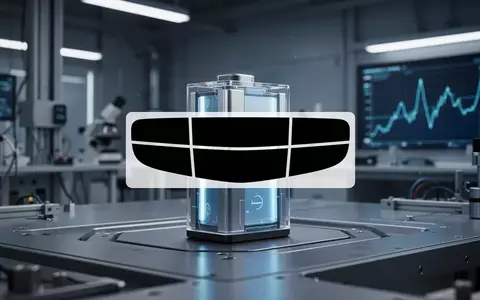 Abstrakte Darstellung einer modernen Lithium-Ionen-Batteriezelle in einem technologischen Laborumfeld. - Foto: über boerse-global.de