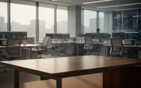 Ein minimalistisch gestalteter, moderner Finanzarbeitsplatz in einem Büro mit natürlichem Lichteinfall. - Foto: über boerse-global.de