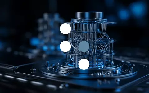 Abstrakte Darstellung eines Quantencomputers mit futuristischer Beleuchtung und technologischem Design. - Foto: über boerse-global.de