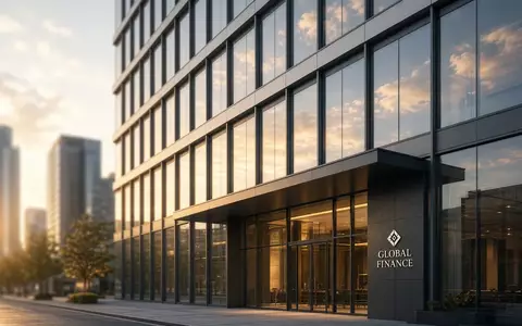 Ein modernes Bürogebäude aus Glas im weichen Licht der goldenen Stunde. - Foto: über boerse-global.de