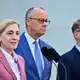 Kanzleramtschefin Nina Warken (CDU), Bundeskanzler Friedrich Merz (CDU), und Gesundheitsminister Linnemann wollen Reformen anpacken. (Archivfoto) - Bild: Sebastian Gollnow/dpa