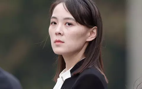 Kim Yo Jong, Schwester von Nordkoreas Machthaber Kim Jong Un, weist jegliche Verantwortung ihres Landes für den Vorfall zurück.  - Foto: Jorge Silva/Pool Reuters via AP/dpa