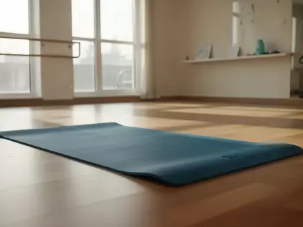 Ein heller, minimalistischer Trainingsraum mit Holzboden und einfallendem Tageslicht. - Foto: über boerse-global.de