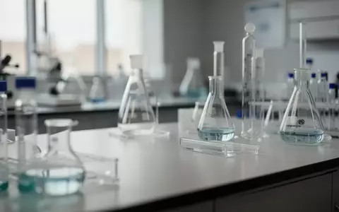 Modernes pharmazeutisches Labor mit Glasgeräten in einer professionellen Forschungsumgebung. - Foto: über boerse-global.de