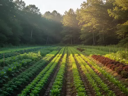 Ein nachhaltig bewirtschaftetes Feld, das nahtlos in einen natürlichen Wald übergeht. - Foto: über boerse-global.de