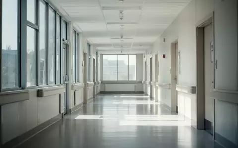 Ein heller, moderner Klinikflur mit großen Fenstern und natürlichem Licht, der eine ruhige medizinische Umgebung zeigt. - Foto: über boerse-global.de