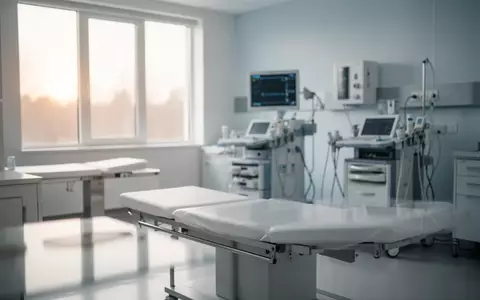 Ein moderner, heller Behandlungsraum in einer Klinik mit minimalistischer Einrichtung und klinischer Atmosphäre. - Foto: über boerse-global.de