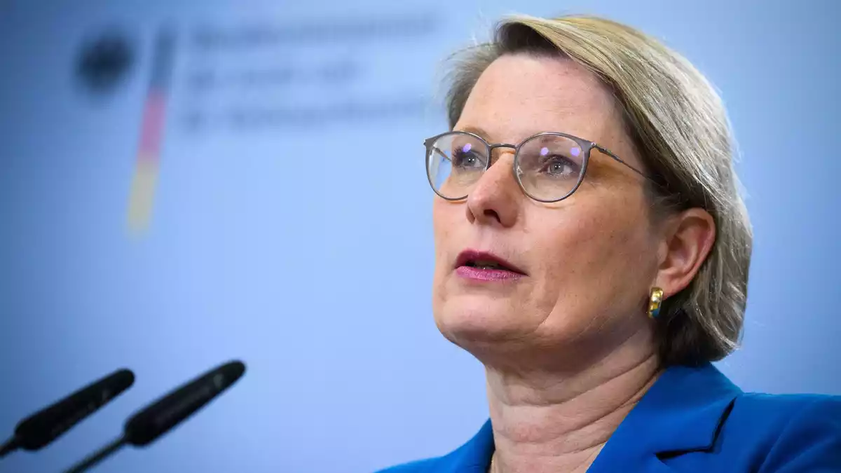 Justizministerin Stefanie Hubig. (Archivbild) - Bild: Bernd von Jutrczenka/dpa