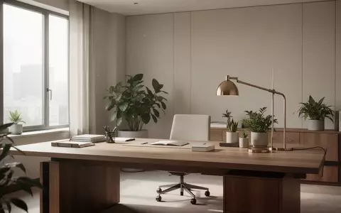 Ein minimalistisch gestalteter, aufgeräumter Arbeitsplatz mit natürlichem Licht in einem modernen Büro. - Foto: über boerse-global.de
