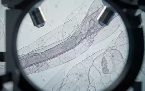 Mikroskopische Aufnahme von biologischem Gewebe mit komplexen Zellstrukturen in einem wissenschaftlichen Labor - Foto: über boerse-global.de