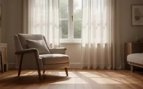 Ein ruhiges, sonnendurchflutetes Wohnzimmer mit einem bequemen Sessel, das eine Atmosphäre der Ruhe und häuslichen Pflege vermittelt. - Foto: über boerse-global.de