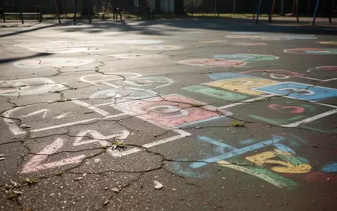 Ein leerer, sonnendurchfluteter Spielplatzboden mit verblassten Spielfeldmarkierungen im Freien. - Foto: über boerse-global.de