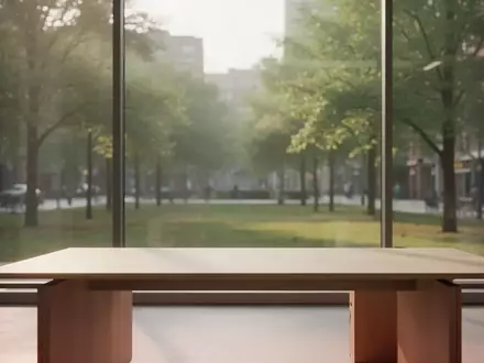Ein heller, minimalistischer Arbeitsplatz mit natürlichem Licht und Blick ins Grüne. - Foto: über boerse-global.de