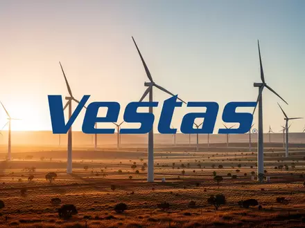 Moderne Windkraftanlagen in einer weiten australischen Landschaft bei Sonnenuntergang. - Foto: über boerse-global.de