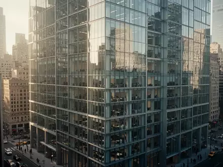 Moderne Glasfassade eines Bürogebäudes in einem Finanzviertel bei Tageslicht. - Foto: über boerse-global.de