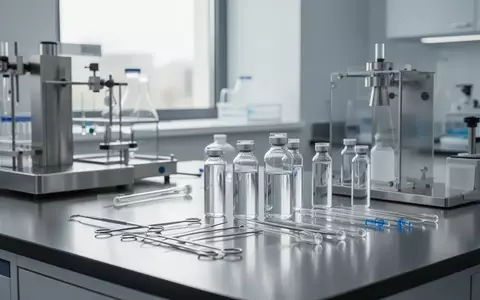 Ein steriles, modernes medizinisches Labor mit glänzenden Oberflächen und medizinischen Instrumenten in natürlichem Tageslicht. - Foto: über boerse-global.de
