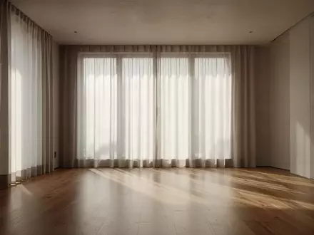 Ein minimalistischer, lichtdurchfluteter Raum mit sanften Texturen, der Ruhe und eine entspannte Atmosphäre vermittelt. - Foto: über boerse-global.de