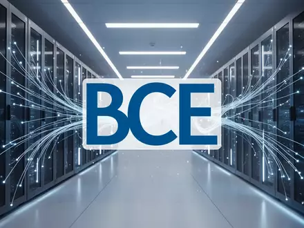 Abstrakte Darstellung moderner KI-Infrastruktur und Glasfaser-Datenübertragung in einem professionellen Rechenzentrum. - Foto: über boerse-global.de