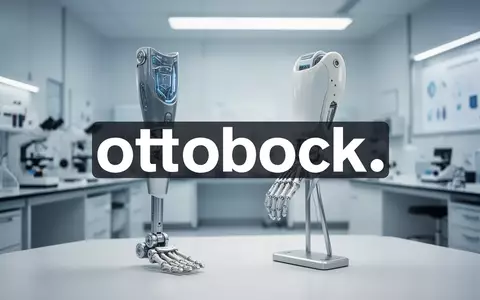 Abstrakte Darstellung moderner Prothesentechnologie in einem klinischen Laborumfeld. - Foto: über boerse-global.de