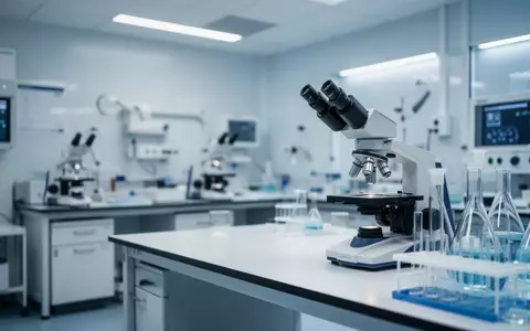 Ein steriles, modernes medizinisches Forschungslabor mit klinischen Geräten und Laborausstattung. - Foto: über boerse-global.de