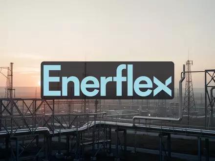 Abstrakte Darstellung einer modernen Energieinfrastruktur bei Sonnenaufgang als Symbol für strategische Unternehmensanpassung - Foto: über boerse-global.de