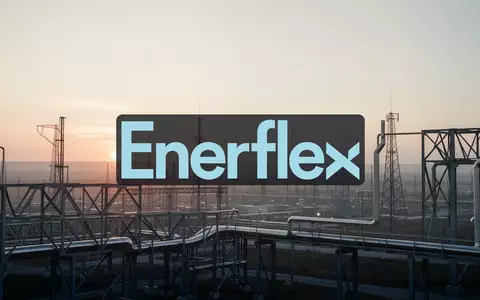 Abstrakte Darstellung einer modernen Energieinfrastruktur bei Sonnenaufgang als Symbol für strategische Unternehmensanpassung - Foto: über boerse-global.de