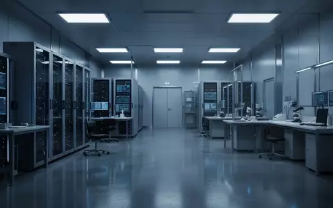 Ein modernes Forensik-Labor mit Server-Infrastruktur und kühler Beleuchtung als Symbol für digitale Sicherheit. - Foto: über boerse-global.de