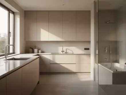 Modern gestaltete Wohnräume mit minimalistischer Einrichtung und natürlichem Lichteinfall. - Foto: über boerse-global.de