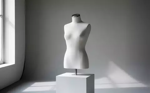 Eine minimalistische Schneiderpuppe in einem hellen, professionellen Fotostudio ohne weitere Objekte. - Foto: über boerse-global.de