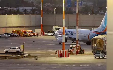 Diese Ersatzmaschine brachte die Passagiere nach Tel Aviv. - Foto: Jamal Awad/dpa