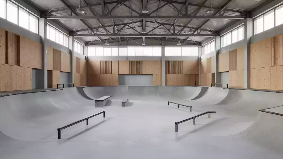 Wels eröffnet kostenlose Skatehalle mit 660 Quadratmetern Fläche