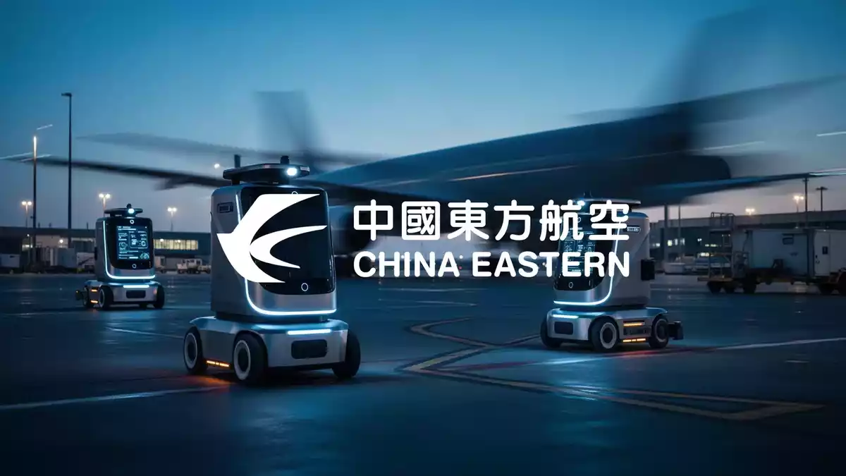 China Eastern Airlines zeigt KI-Roboter und setzt auf C919-Ausbau