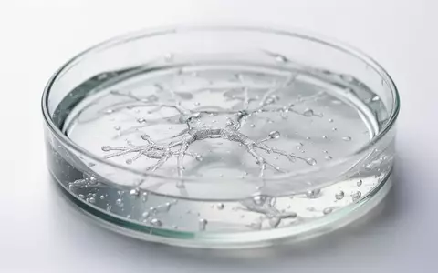 Nahaufnahme einer Laborschale mit einem transparenten Gel zur Erforschung des Hautmikrobioms. - Foto: über boerse-global.de