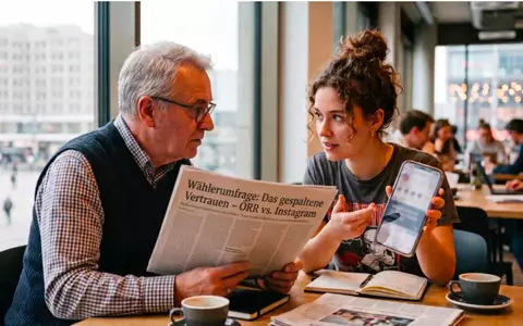 Umfrage zum Wahlverhalten: Wer vertraut dem ÖRR und wer lieber Instagram? - Foto: presseportal.de