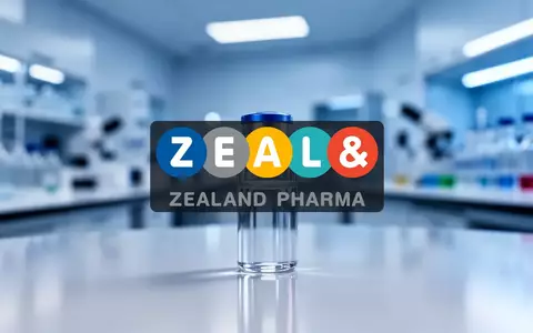 Abstrakte Darstellung moderner pharmazeutischer Forschung in einem sterilen Labor mit Fokus auf eine Glasampulle. - Foto: über boerse-global.de
