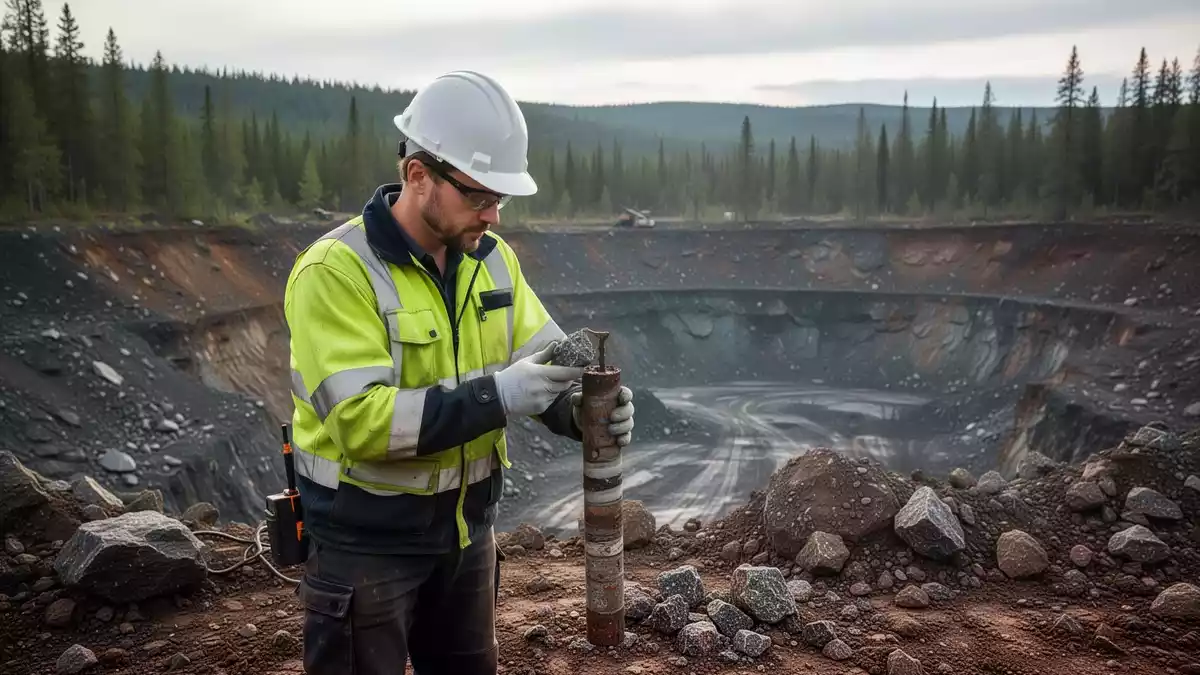 Auf Lac du Km 35 kartierte Germanium Mining 192 Aufschlüsse; Laboranalysen zu 120 Proben werden für Mitte Oktober erwartet.